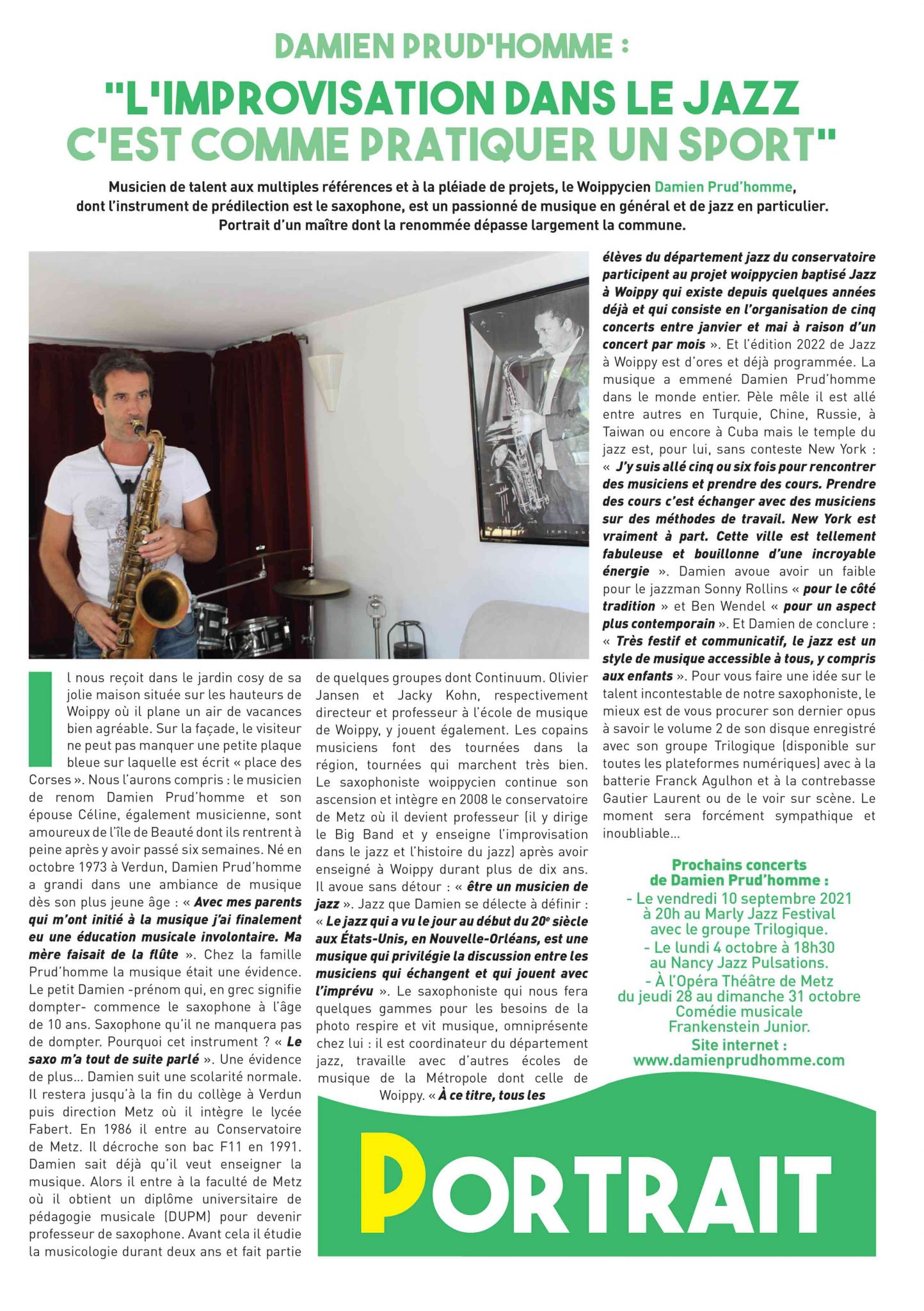 interview departement jazz CRR Metz metropole